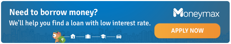 Moneymax will help you find a loan with low interest rate