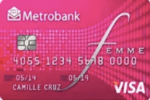denied credit card application - metrobank femme visa