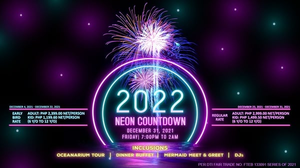 new year countdown - neon countdown