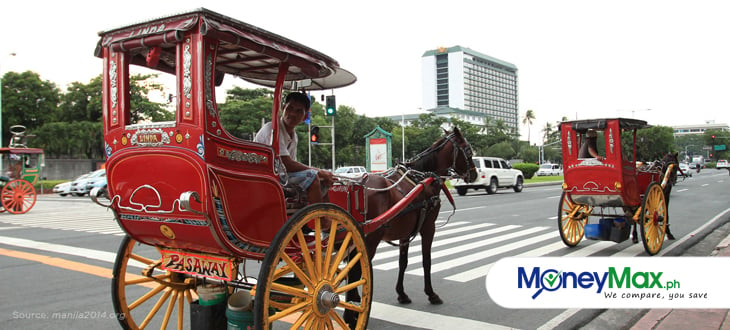 Kalesa driver in Manila