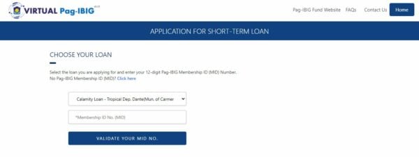 pag-ibig calamity loan application online