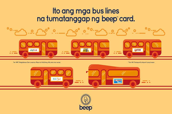 Beep Card Philippines - Bus Lines