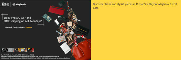 maybank credit card promo - rustans maybank credit card promo - rustans