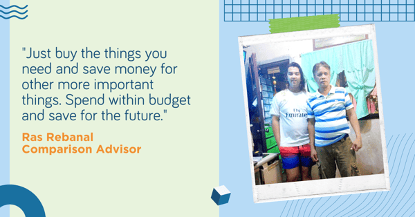 Lessons from Dad - buy only what you need Lessons from Dad - buy only what you need