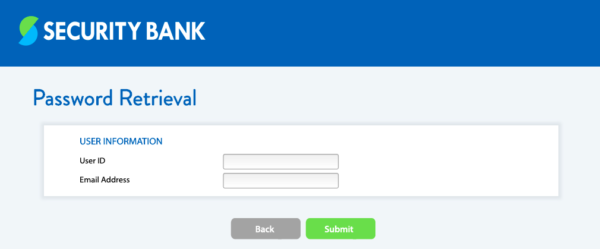 security bank online guide - how to recover security bank online account
