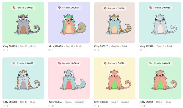 play to earn crypto games - cryptokitties