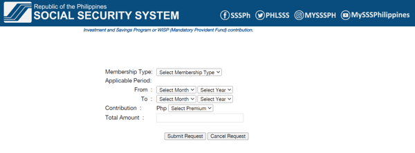 how to check sss contribution online - generate PRN