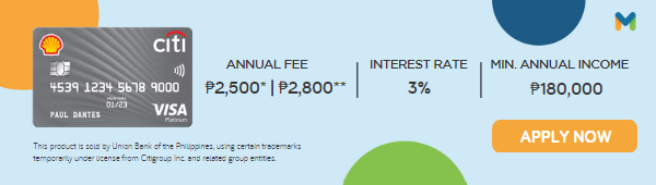 best credit cards in the philippines - shell citi card