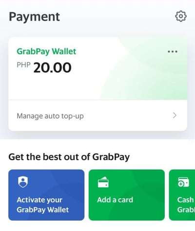GrabPay - Premium Wallet
