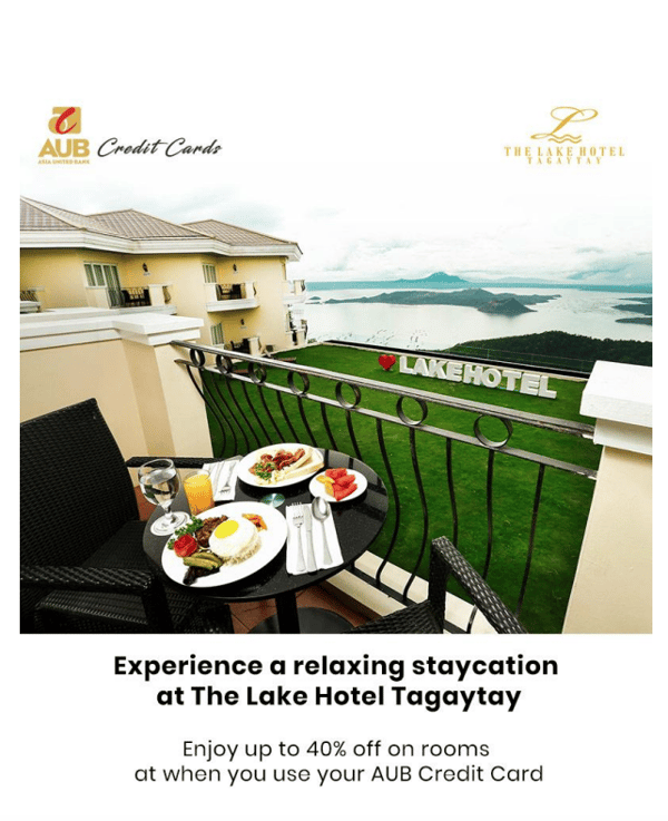 aub credit card promo - the lake hotel aub credit card promo - the lake hotel