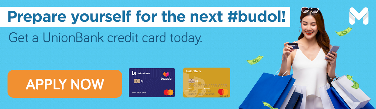 Apply for a UnionBank credit card through Moneymax