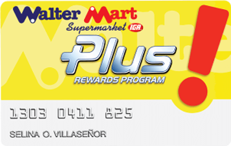 Grocery Shopping Tips - Walter Mart Plus Card
