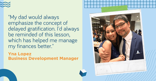 Money Lessons from Dad - value of delayed gratification Money Lessons from Dad - value of delayed gratification