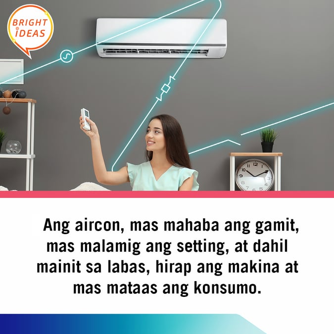 how to compute Meralco bill - aircon consumption