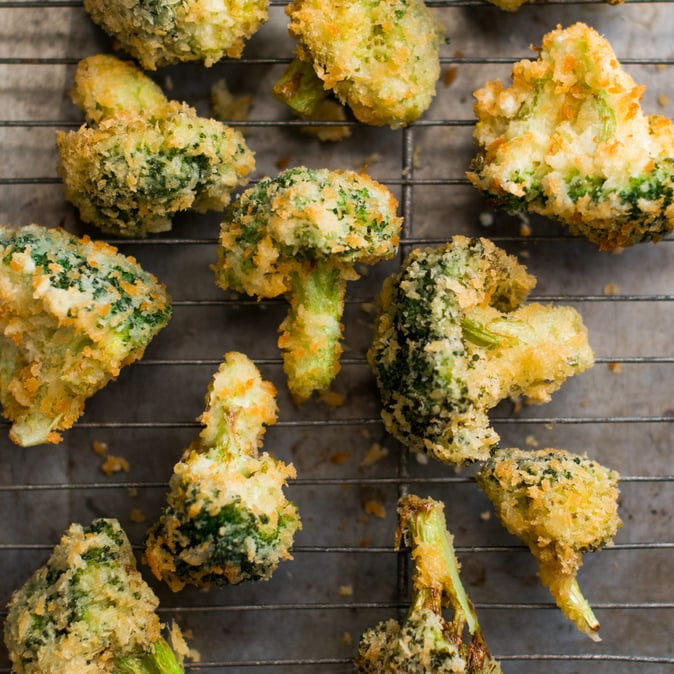 food for holy week - broccoli tempura