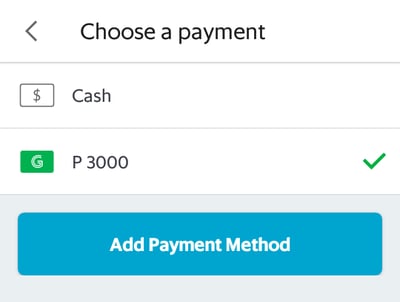 GrabPay - payment method