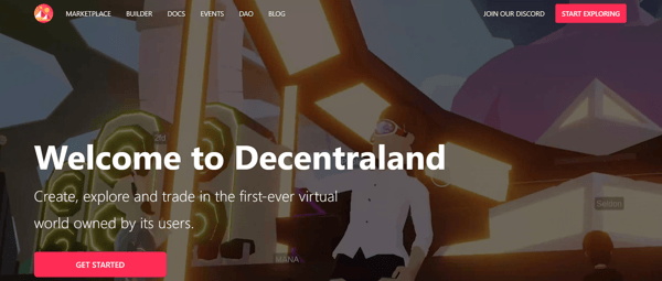 what is metaverse - decentraland