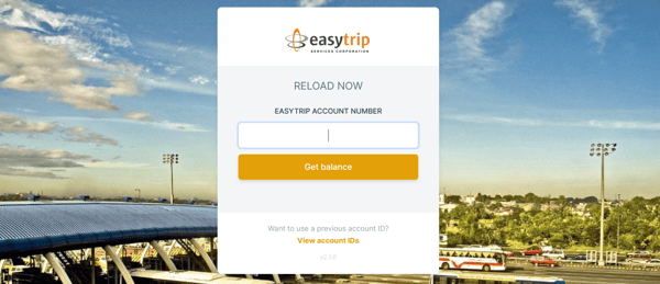 easytrip rfid - check balance via website easytrip rfid - check balance via website