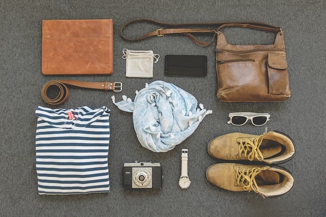 travel essentials checklist - clothing for men