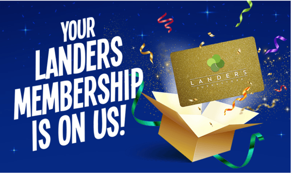 credit card christmas promotion - free landers membership