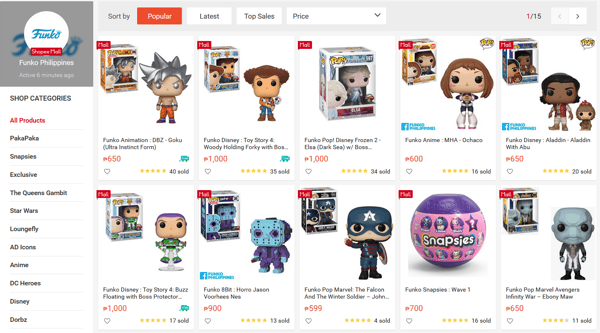 online toy store in the Philippines  Funko
