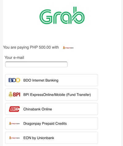 GrabPay - Online Banking