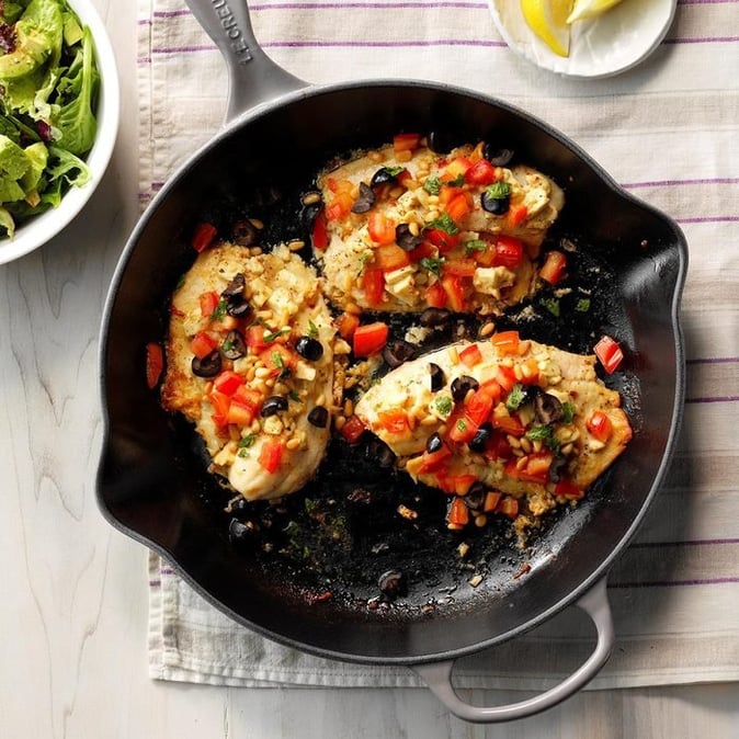 holy week food - greek tilapia food for holy week - greek tilapia