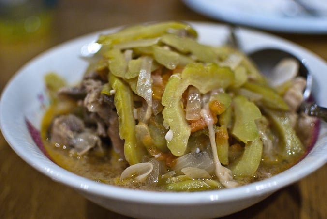 holy week food - ampalaya guisado food for holy week - ampalaya guisado