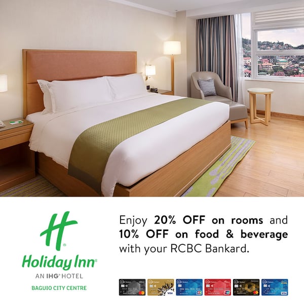 rcbc credit card promos - holiday inn baguio