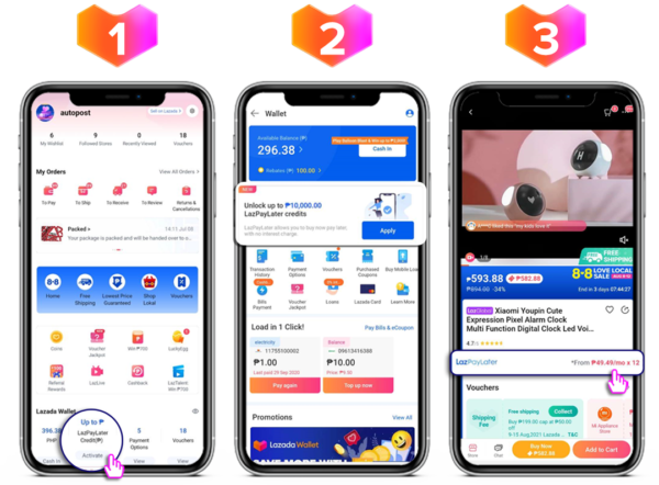 Lazada Loan - how does lazpaylater work