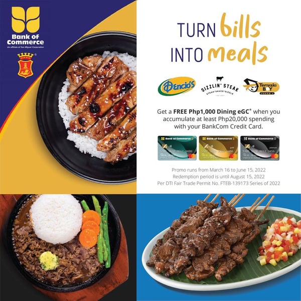bank of commerce credit card promo - max's group bank of commerce credit card promo - max's group