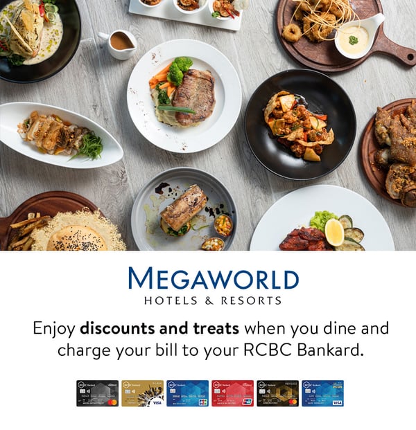 rcbc credit card promos - megaworld restaurant
