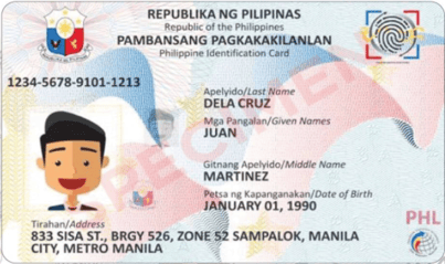 valid ID in the philippines - national ID