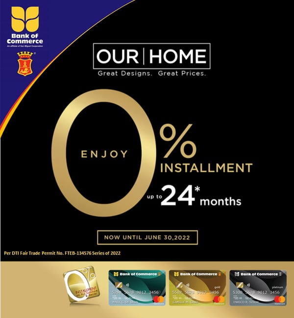 bank of commerce credit card promo - all home