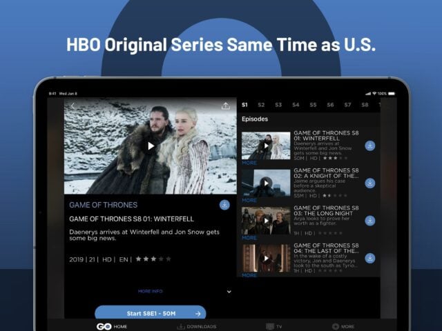 streaming apps - hbo go asia