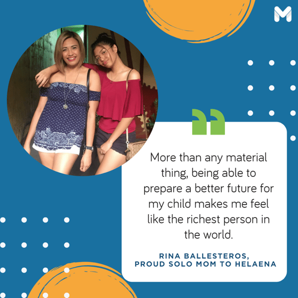 single parents in the Philippines - rina ballesteros with daughter single parents in the Philippines - rina ballesteros with daughter