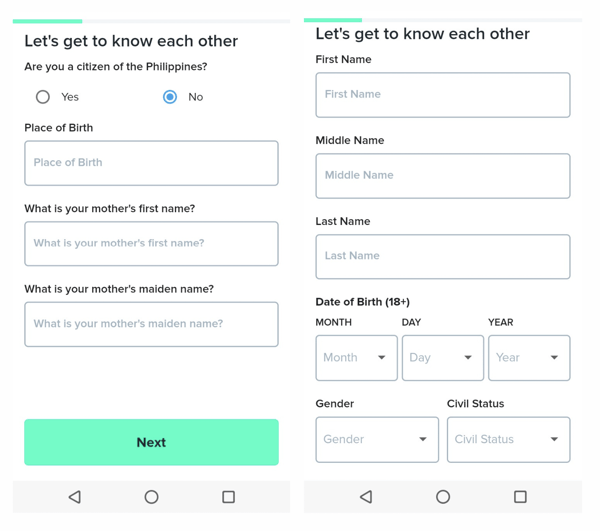 TendoPay - online application form TendoPay - online application form
