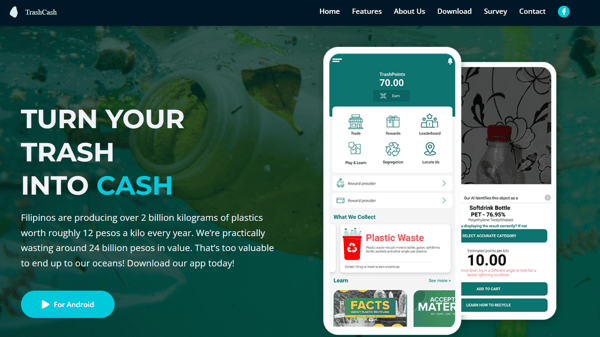 legit app to earn money in the philippines - trash cash