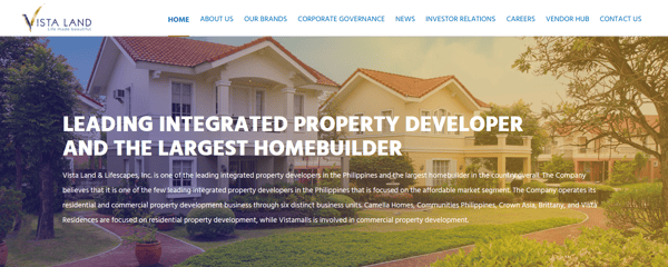 property developer in the philippines - vista land