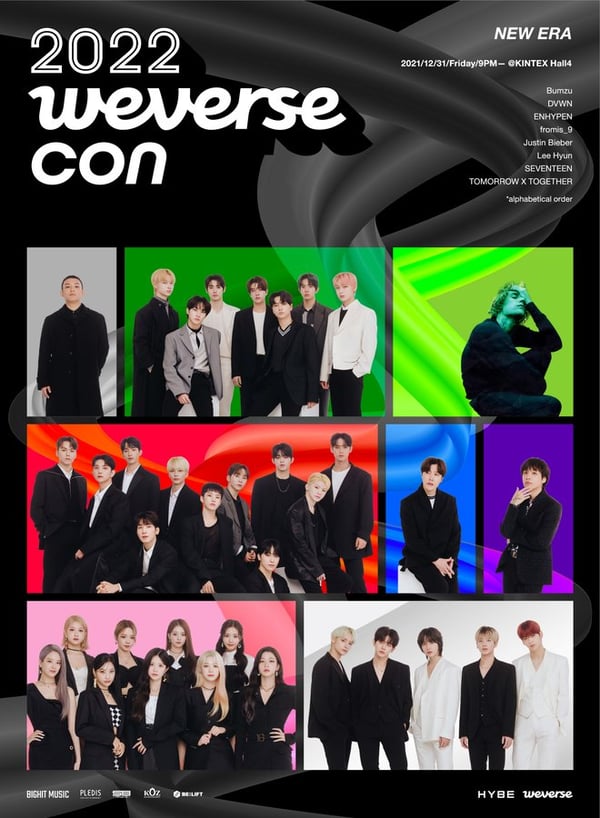 new year countdown - weverse con 2022