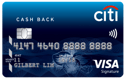 Citi Cash Back Visa 카드