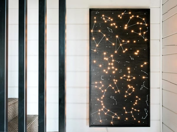 constellation wall art light