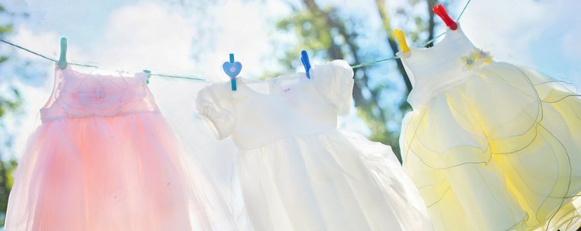dresses hanging to dry under the sun - SingSaver