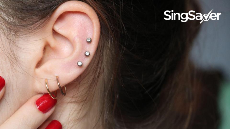 How much does hot sale piercing ears cost