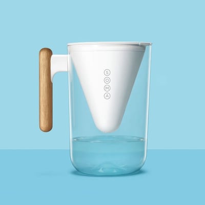 NEW SOMA Premium 10-Cup Water Filter Pitcher - household items