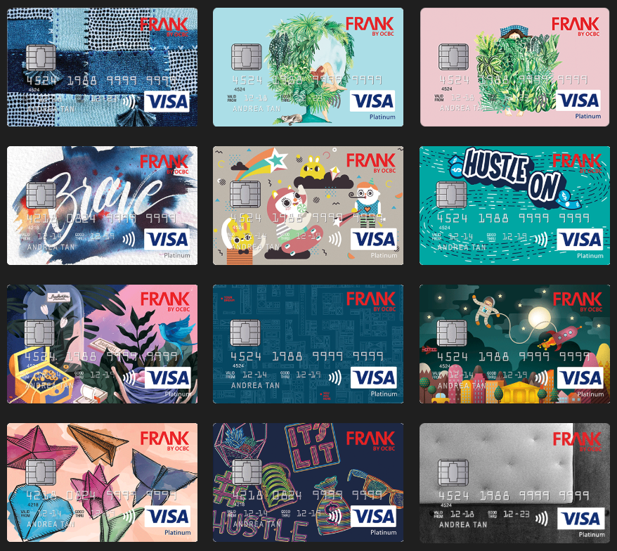 OCBC Frank Credit Card Designs | SingSaver