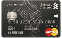 Standard Chartered Unlimited Credit Card - SingSaver