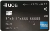 UOB PRVI Miles Amex Card with promotions