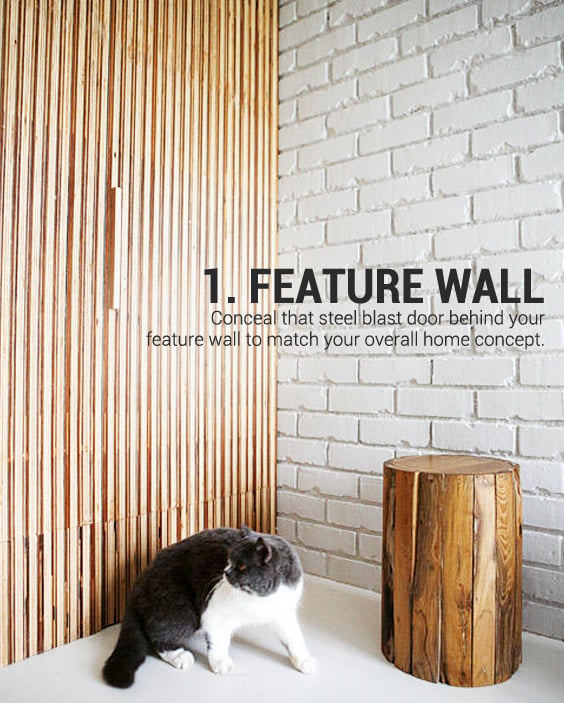 white brick wall and cat