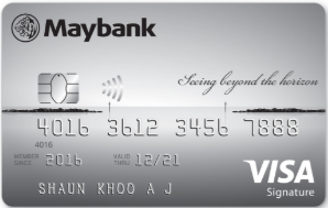 maybank credit card -SingSaver